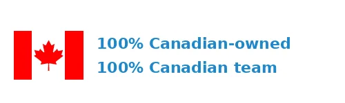 100% Canadian Owned badge