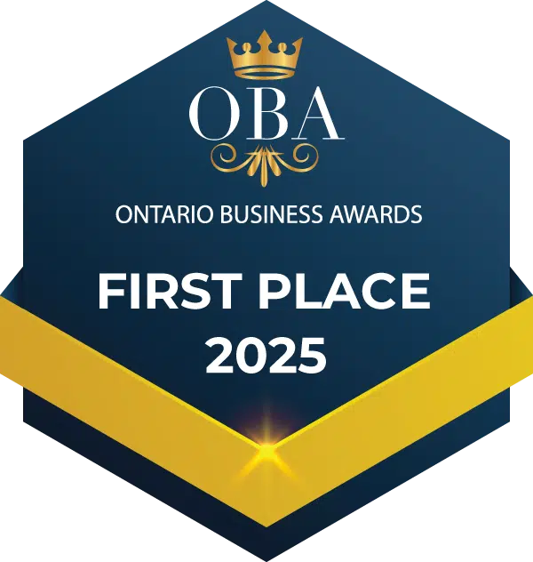 Ontario Business Awards First Place
