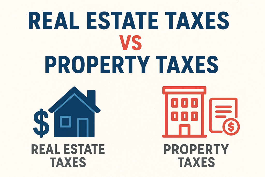 Real Estate Tax vs Property Tax