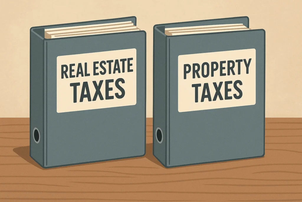 Real Estate Taxes vs Property Taxes In Canada