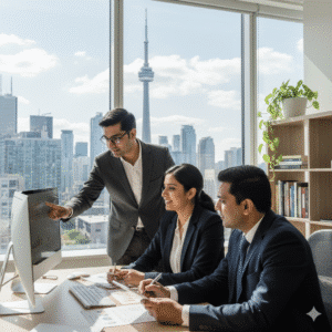 Tax Accountant helping clients