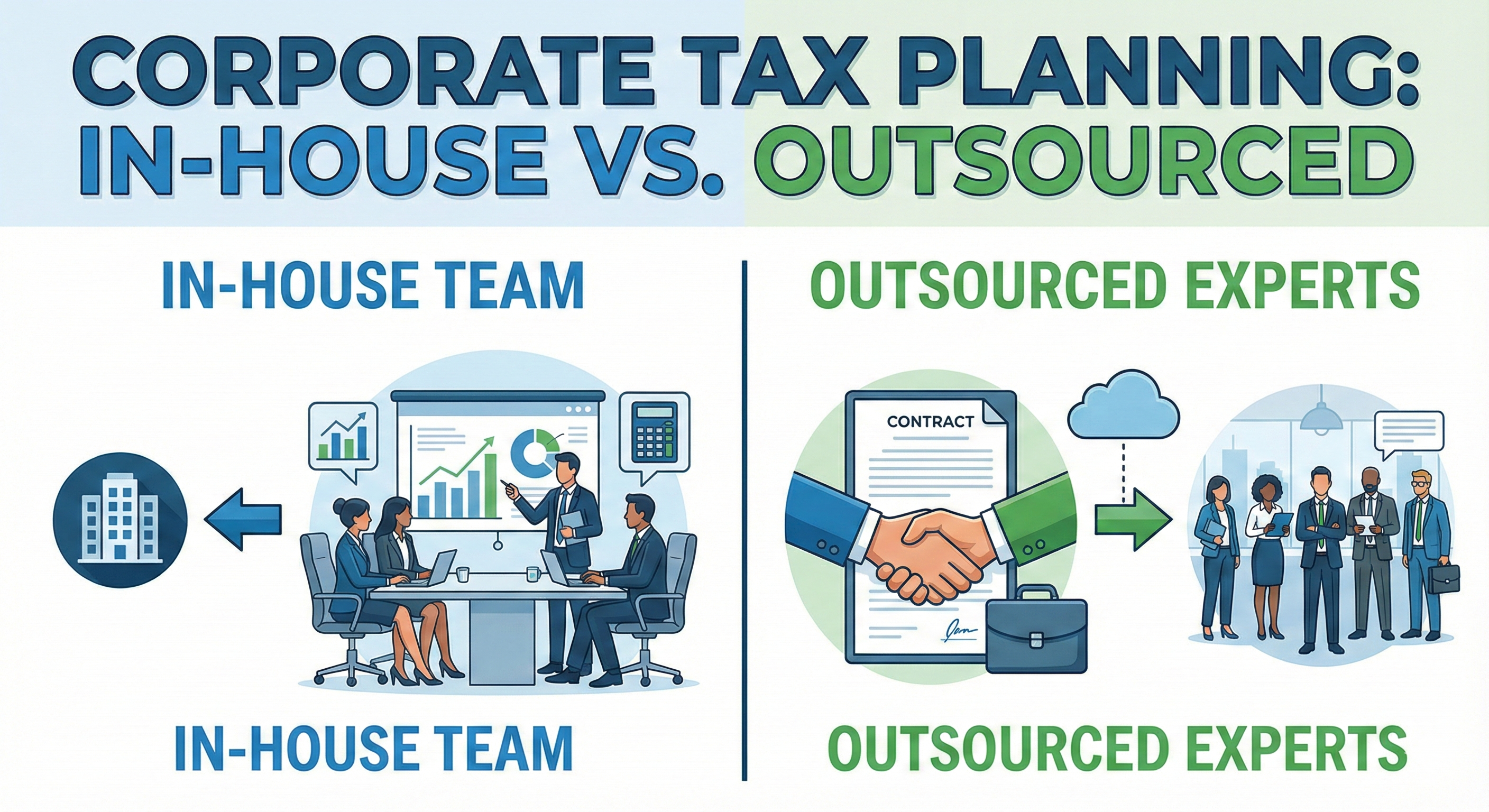 in house vs outsourced