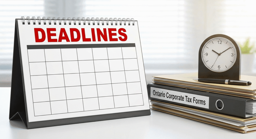 Ontario Corporate Tax Filing Deadlines 2025: Key Dates for Businesses