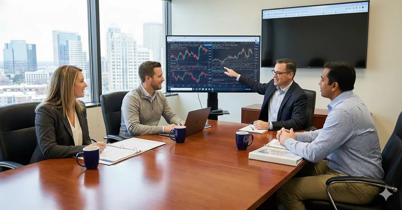 real estate company owner with tax accountants