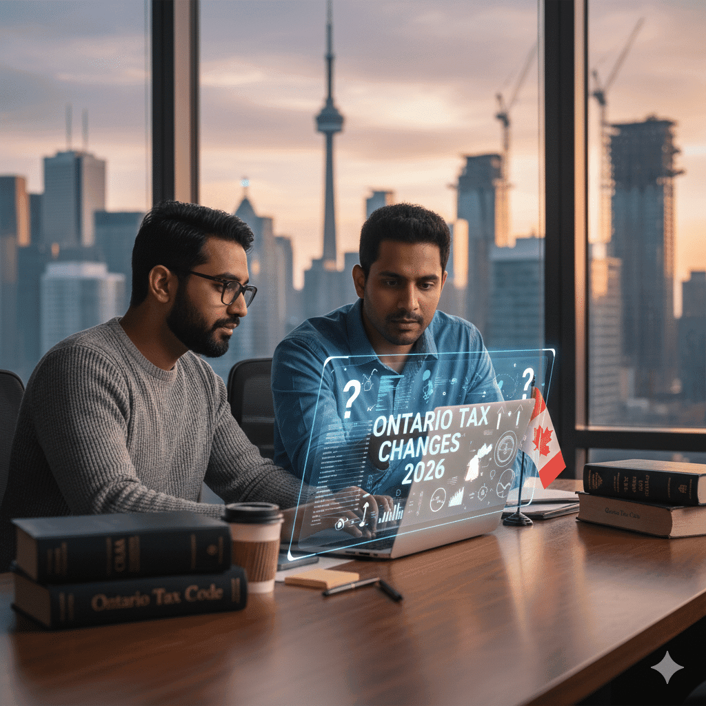 business owners checking tax rate changes