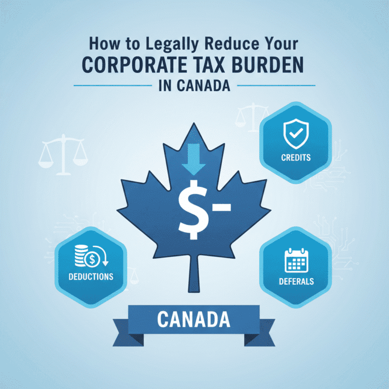 How to Legally Reduce Your Corporate Tax Burden in Canada - Gondaliya CPA