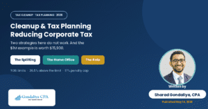 Corporate Tax Cleanup & Tax Planning: How to Legally Reduce Your Corporate Taxes 