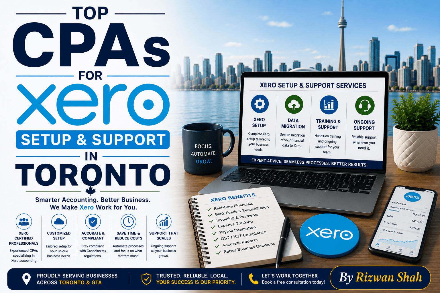 Top CPAs for Xero Setup & Support in Toronto