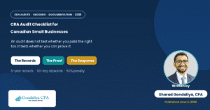 CRA Audit Checklist for Small Businesses in Canada: Documents You Must Prepare 