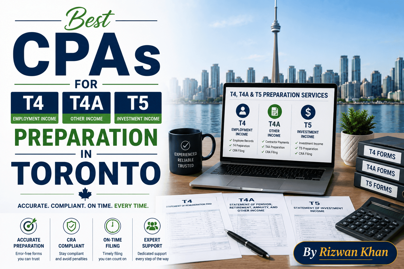 Best CPAs for T4, T4A and T5 Preparation in Toronto Best CPAs for T4, T4A and T5 Preparation in Toronto