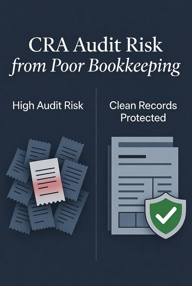 CRA Audit Risk from Poor Bookkeeping: Why Past Account Cleanup Is Critical Industry-specific CRA audit triggers and bookkeeping cleanup