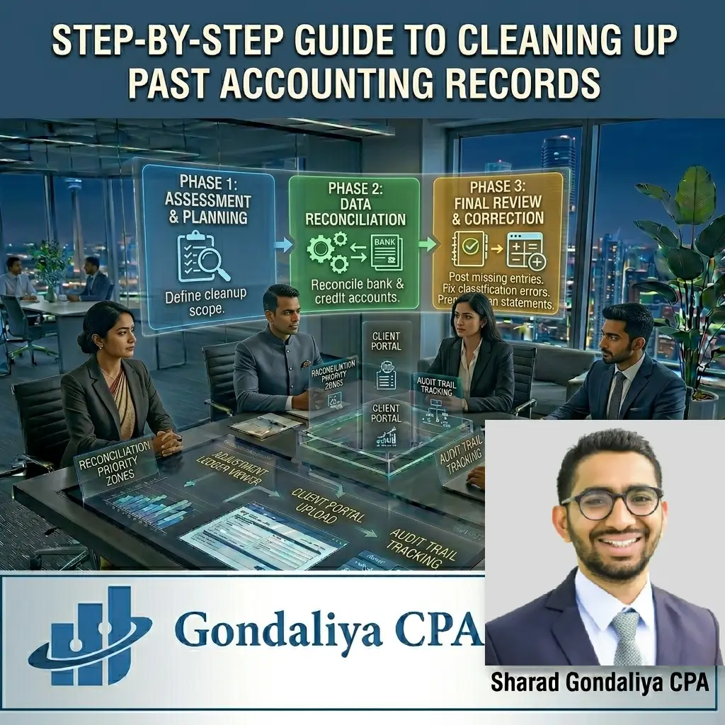 step by step cleaning past accounting records