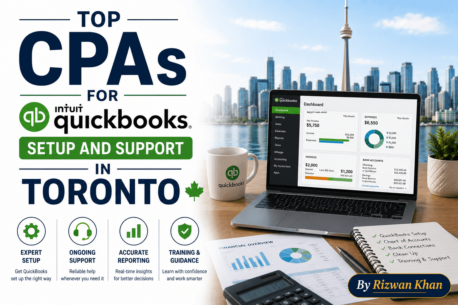 Top CPAs for QuickBooks Setup and Support in Toronto