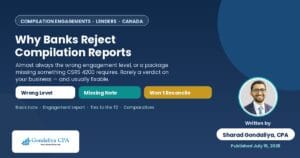 Common Reasons Compilation Reports Get Rejected by Banks