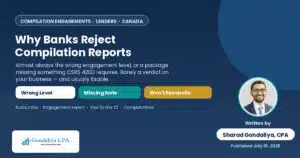 Common Reasons Compilation Reports Get Rejected by Banks