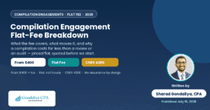 Compilation Engagement Flat Fee Canada