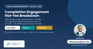 Compilation Engagement Flat Fee Canada