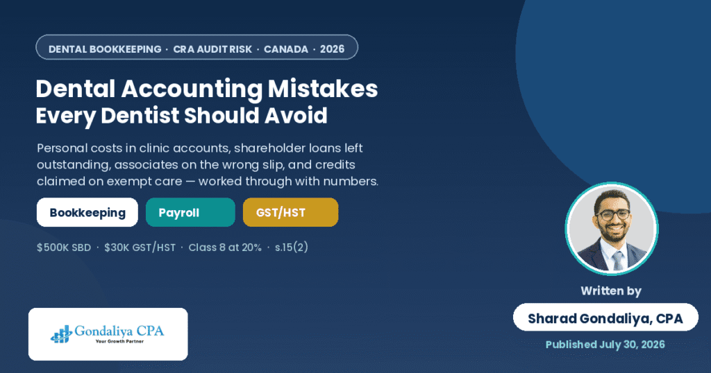 Common Accounting Mistakes That Cost Dental Clinics Thousands in Taxes Avoid costly tax mistakes in your dental practice. Learn common accounting errors that reduce profits, increase tax bills, and how a dental CPA can help.