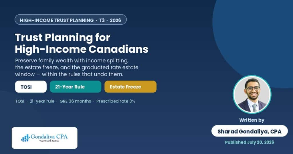 High-income Canadians can save thousands in taxes with the right trust strategy. Explore wealth preservation and estate planning techniques.