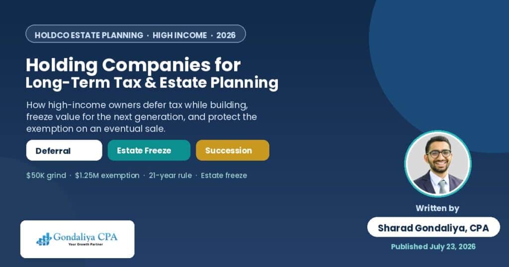 How High-Income Business Owners Can Use Holding Companies for Long-Term Tax and Estate Planning