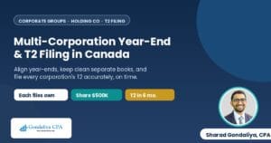 How Multi-Corporation Businesses Should Handle Year-End Accounting and T2 Filings in Canada