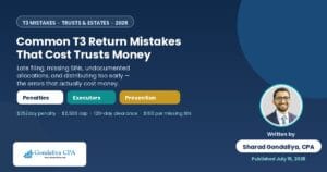 Common T3 Tax Return Mistakes That Can Cost Trusts and Estates Money in Canada