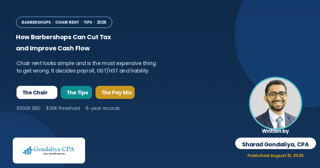 How Barbershops in Canada Can Reduce Taxes