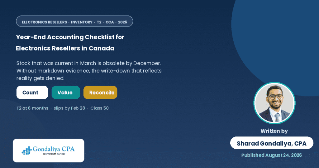 Year-End Accounting Checklist for Electronics Resellers in Canada