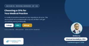 How to Choose the Best CPA for Your Medical Practice or Healthcare Business in Canada