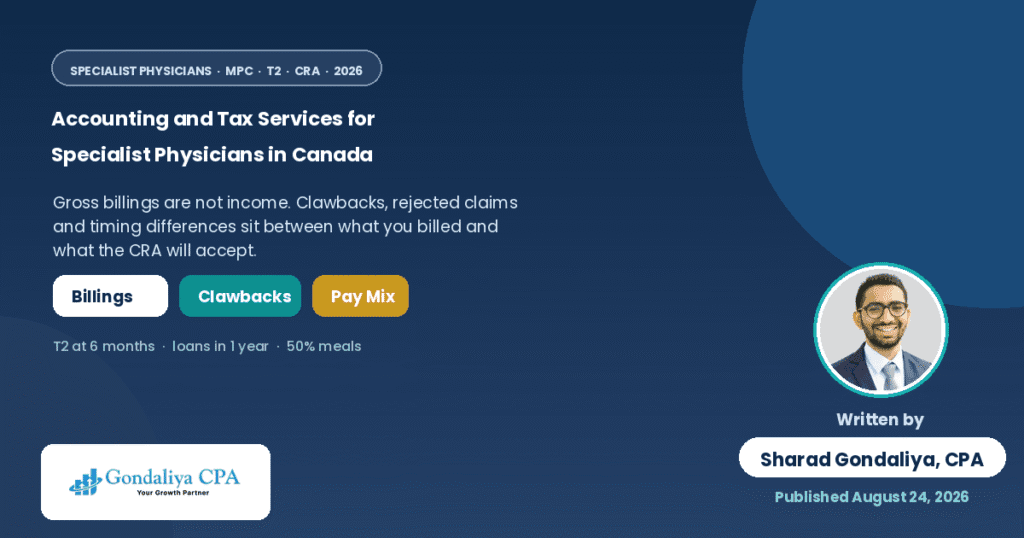 Guide to Accounting and Tax Services for Specialist Physicians in Canada