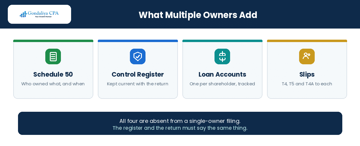 Corporate Tax Filing for Canadian Corporations With Multiple Shareholders: What Business Owners Need to Know The four extra obligations a Canadian corporation with multiple shareholders carries