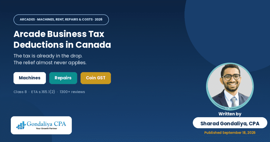 Arcade Business Tax Deductions in Canada: Game Machines, Rent, Repairs & Operating Costs Arcade Business Tax Deductions in Canada