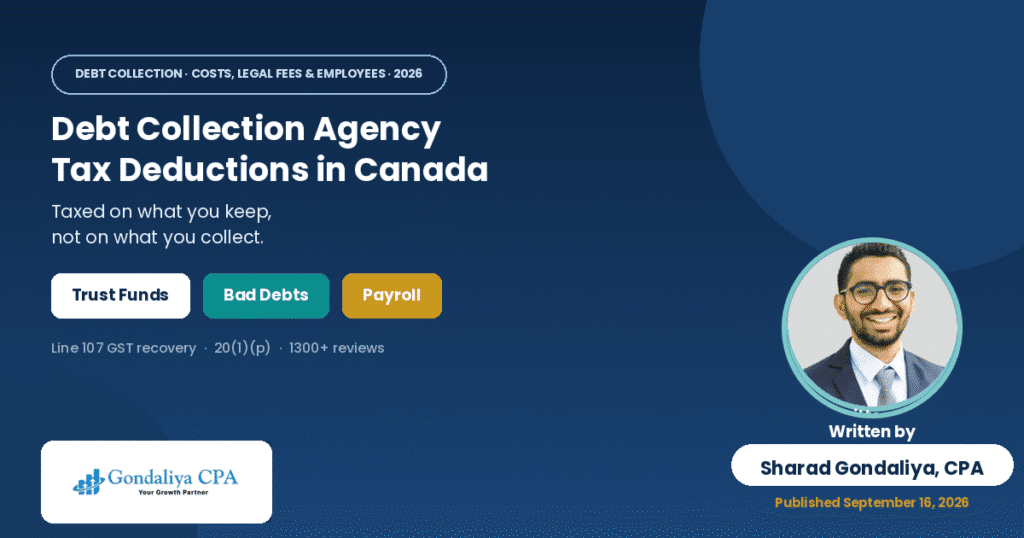 Debt Collection Agency Tax Deductions in Canada