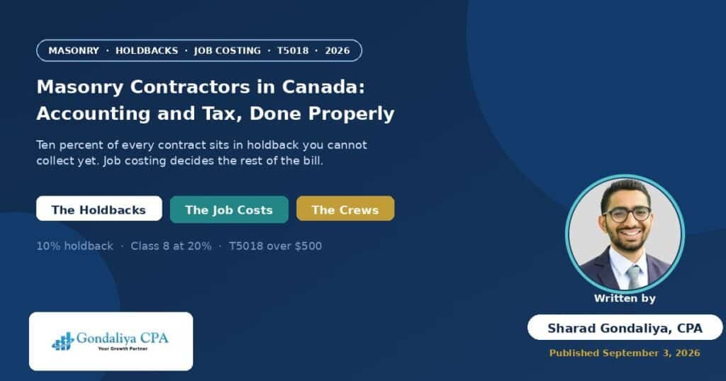 The Ultimate Guide to Accounting and Tax Services for Masonry Contractors in Canada