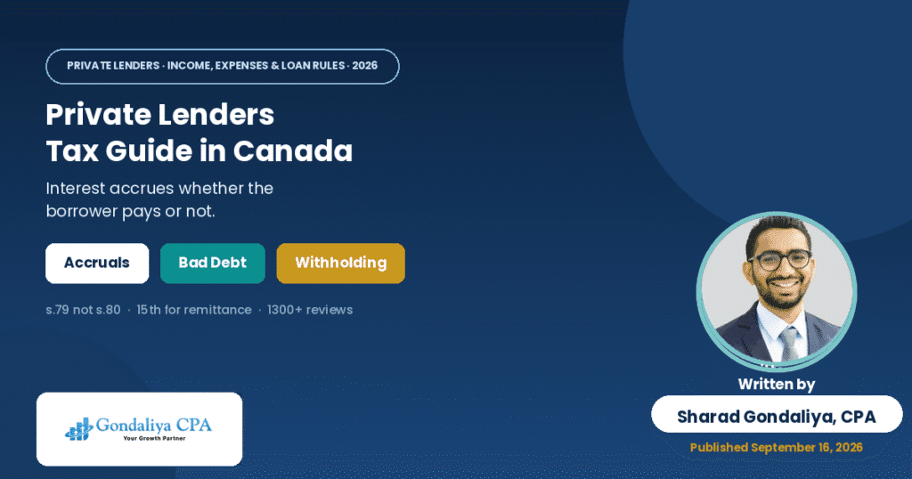 Private Lenders Tax Guide in Canada