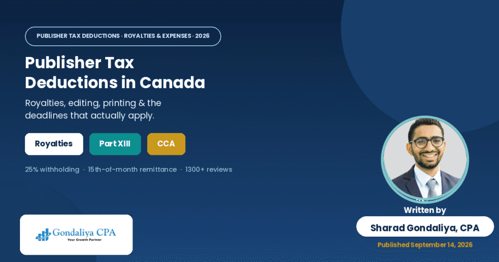 Publisher Tax Deductions in Canada: Royalties, Editing, Printing & Publishing Expenses Publisher Tax Deductions in Canada