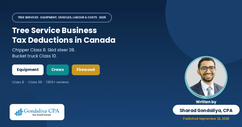 Tree Service Business Tax Deductions in Canada