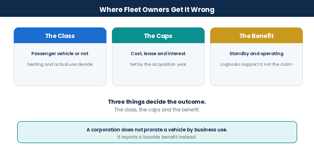 Tax Deductions for Fleet Owners in Canada: What Fleet Businesses Can Legally Claim Where Canadian fleets lose deductions: class, caps and benefits