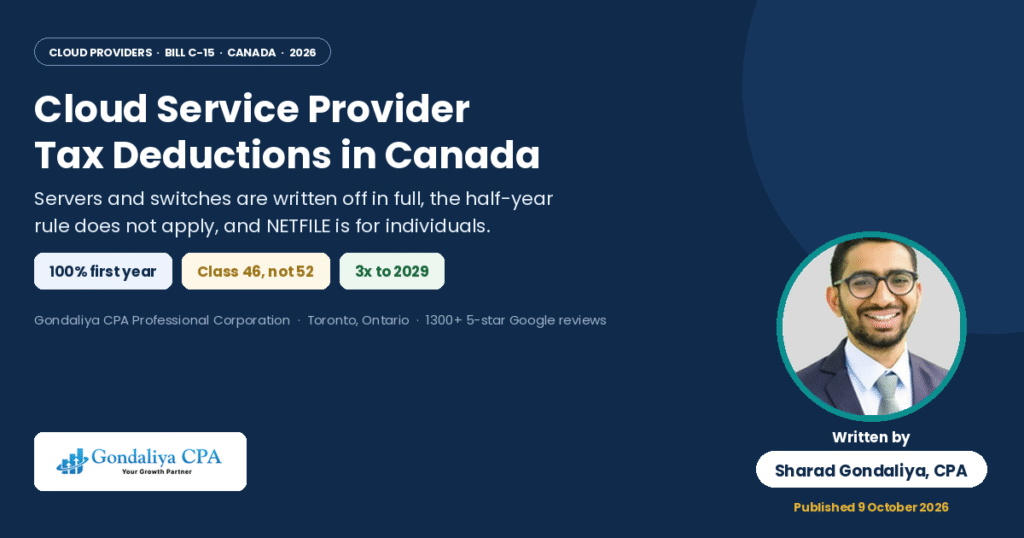 Cloud Service Provider Tax Deductions in Canada