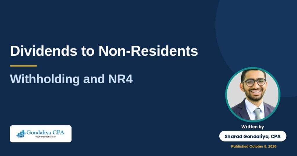 Paying Dividends to Non-Resident Shareholders