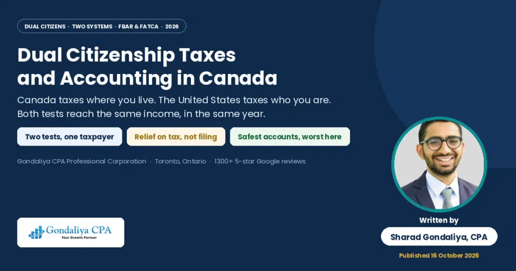 Dual Citizenship Taxes and Accounting in Canada