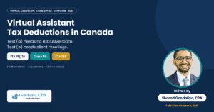 Virtual Assistant Tax Deductions in Canada: Home Office, Software, Equipment & Business Expenses