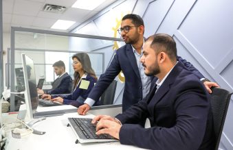 169A7470 Corporate Accountants working in office